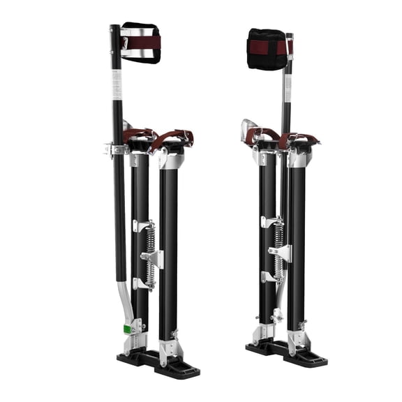 24-40 inch Work Stilts, Non-slip Aluminum Drywall Stilts with Comfortable Knee Pads