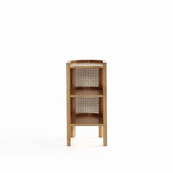 24.41 x 15.94 x 11.81 in. Versailles End Table, Nature Cane
