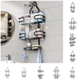 thumbnail image 1 of 24.4x12.2x4.72 Inch Bathroom Shower Hanging Rack 3 Tier Organizer with Soap Rack Towel Sponge Holder Over Shower Head Stainless Steel Stable Mounting Lightweight Design Easy to Install, 1 of 9