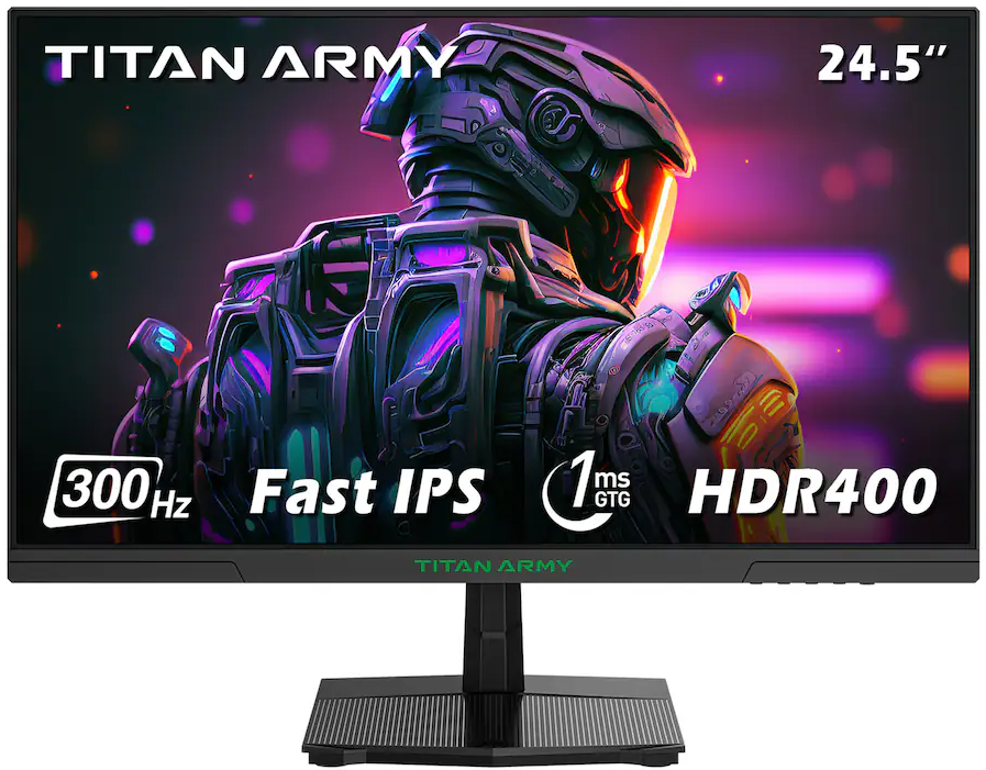 24.5 Inch 300Hz Gaming Monitor,Fast IPS Panel,FHD 1920x1080p,HDR400 ...