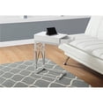 thumbnail image 1 of 24.5 in. Particle Board & Chrome Accent Table with a Drawer, 1 of 1