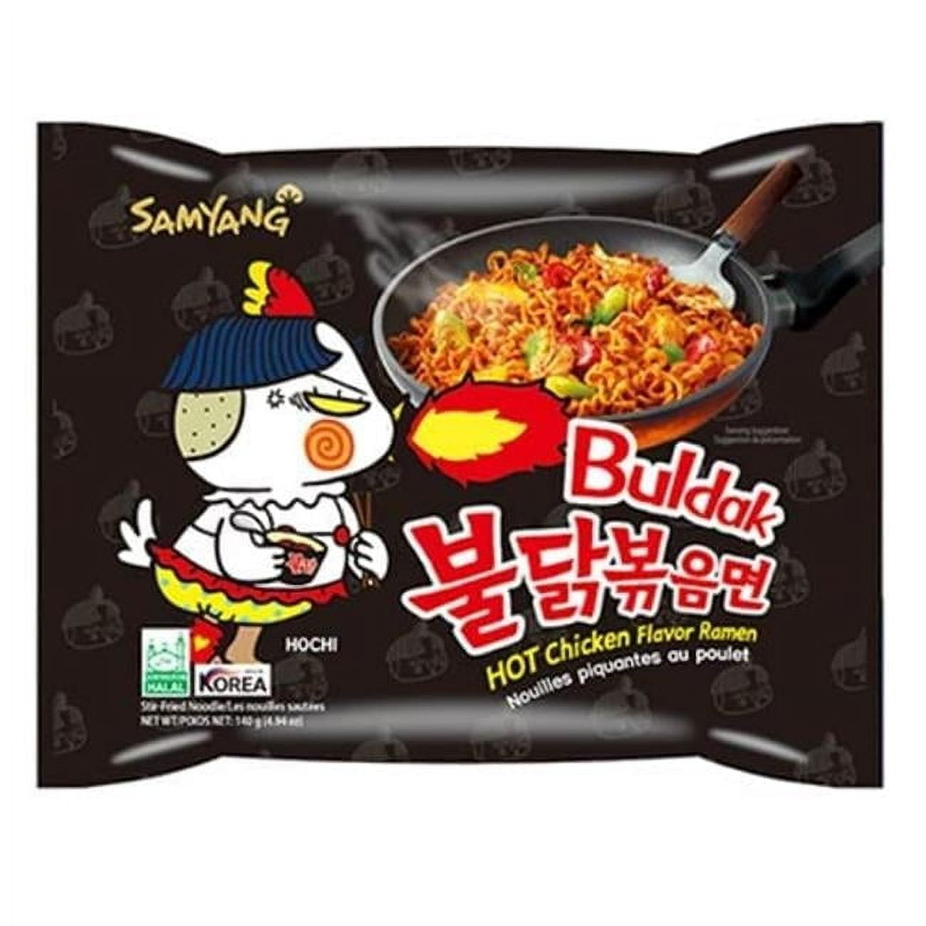 24.5 oz Original Spicy Chicken Roasted Ramen Noodles, 5 per Pack - Pack of 8