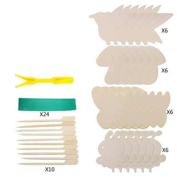 24/60 Pcs Stickers Fly Trap Insect Catcher Yellow Boards Dual-sided Adhesive Sticky Glue Traps for Fruit Flies Mosquitoes Aphids Nematodes