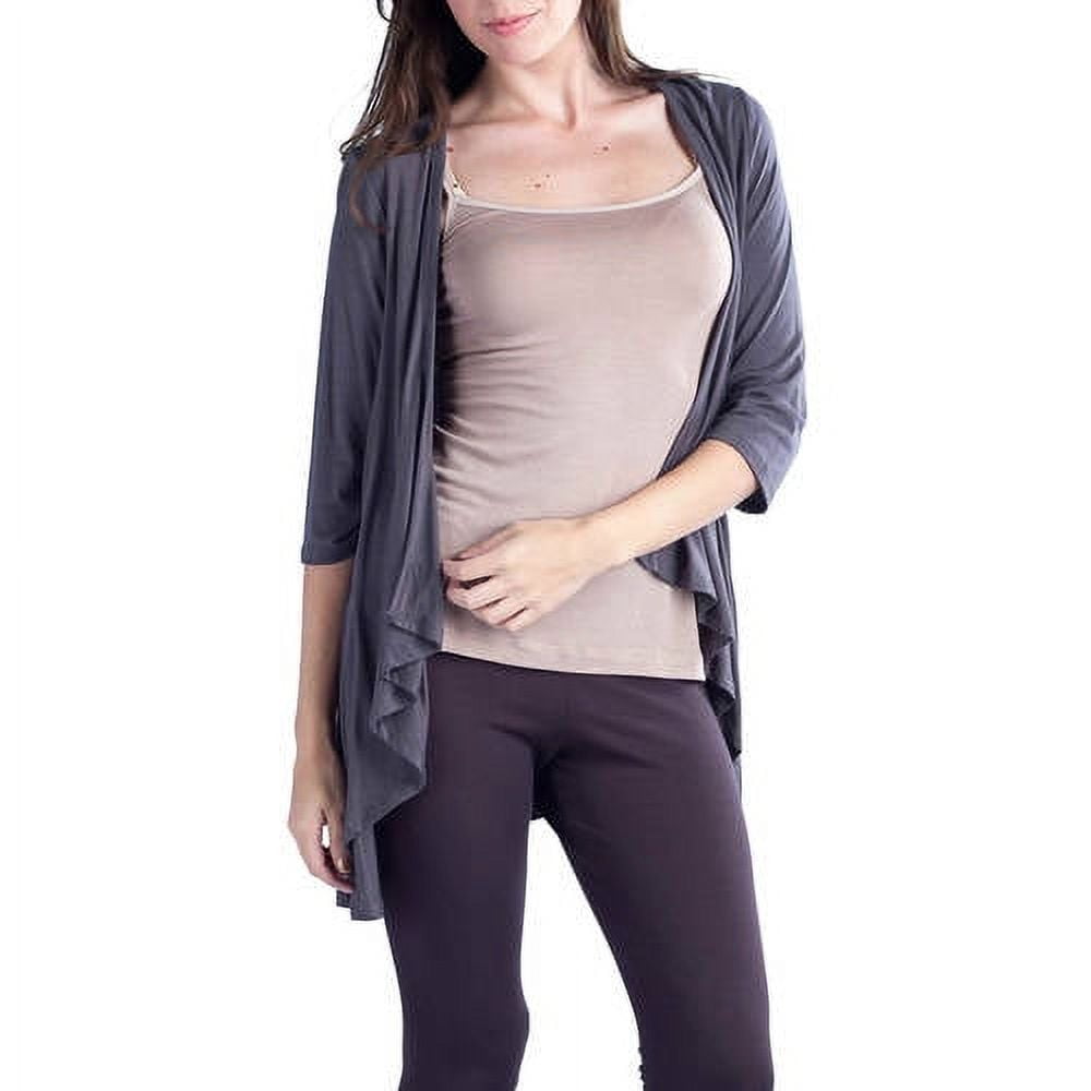 24/7 Apparel Women's 3/4-Sleeve Open Shrug
