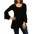 thumbnail image 1 of 24/7 Comfort Apparel Women's Del Mar Tunic Top, 1 of 4
