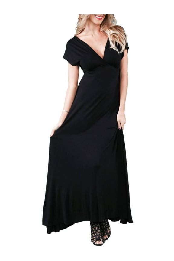 Women's Faux Wrap Maxi Dress