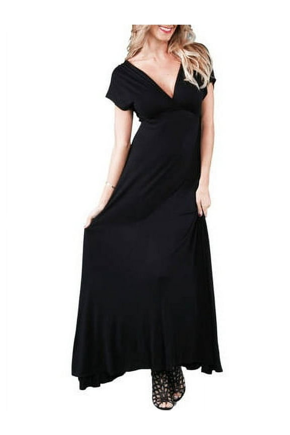 Women's Faux Wrap Maxi Dress