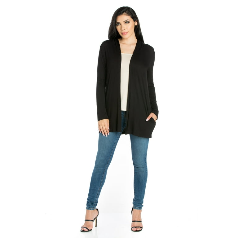 Lightweight hooded cardigan best sale