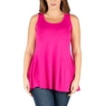 thumbnail image 1 of 24/7 Comfort Apparel Women's Plus Size Sleeveless Tunic Tank Top, 1 of 4
