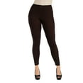 thumbnail image 1 of 24/7 Comfort Apparel Women's Stretch Ankle Length Legging, 1 of 4