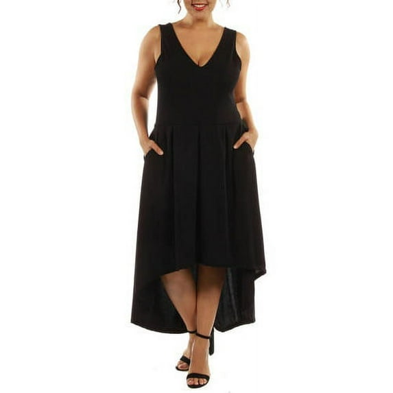 24/7 Comfort PlusWomen's Plus Enchanting Princess High Low Dress