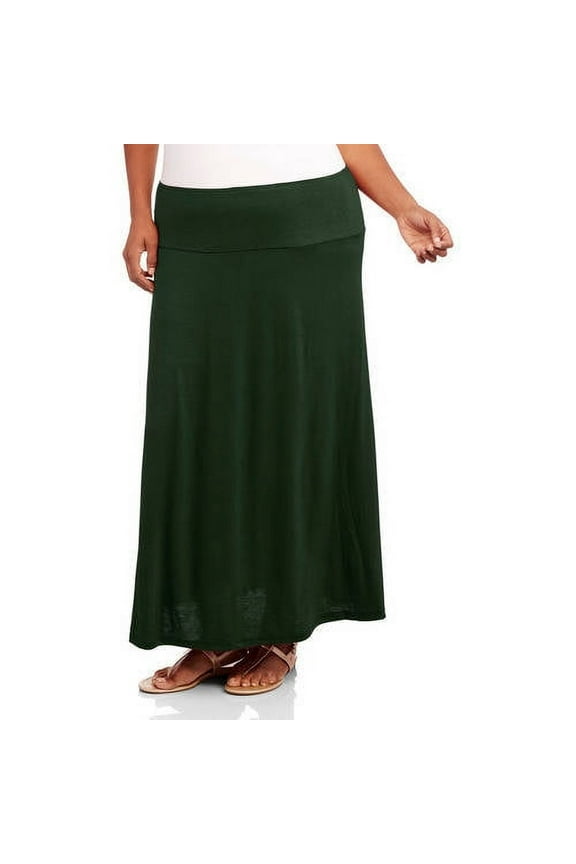 24/7 Comfort PlusWomen's Plus Size Maxi Skirt