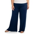 thumbnail image 1 of 24/7 Comfort PlusWomen's Plus Wide-Leg Palazzo Pants, 1 of 2