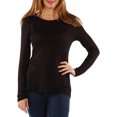 thumbnail image 1 of 24/7 Comfort Women's Long Sleeve Knit Top, 1 of 4