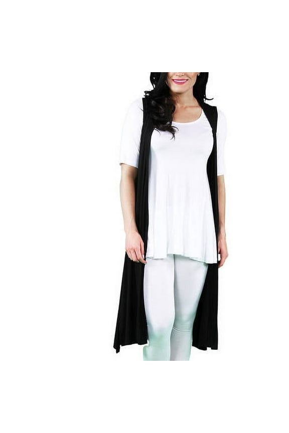 24/7 Comfort Women's Sleeveless Long Shrug