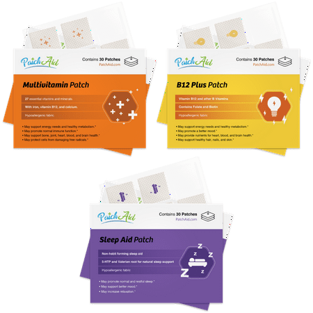 24/7 Feel Good Vitamin Patch Pack by PatchAid Size: 1-Month Supply