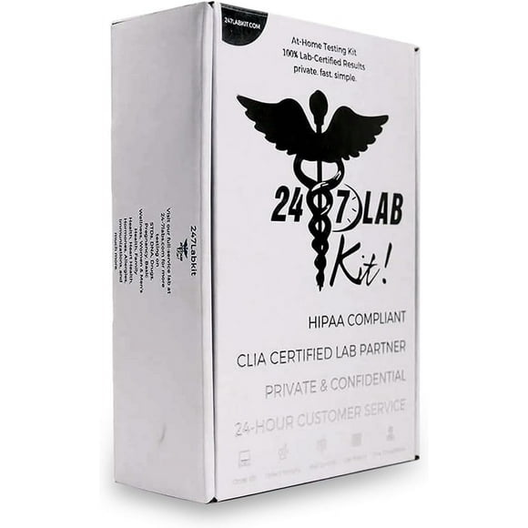 24/7 LAB KIT At-Home Herpes Swab Test for Men & Women - Accurate, Discreet, CLIA Certified