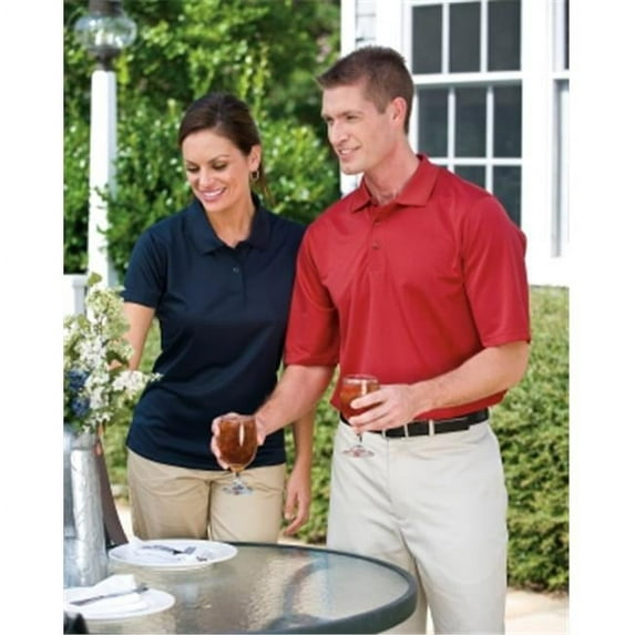 24-7 Lifestyle MENS 100 percent POLYESTER POLO 360 WHITE L