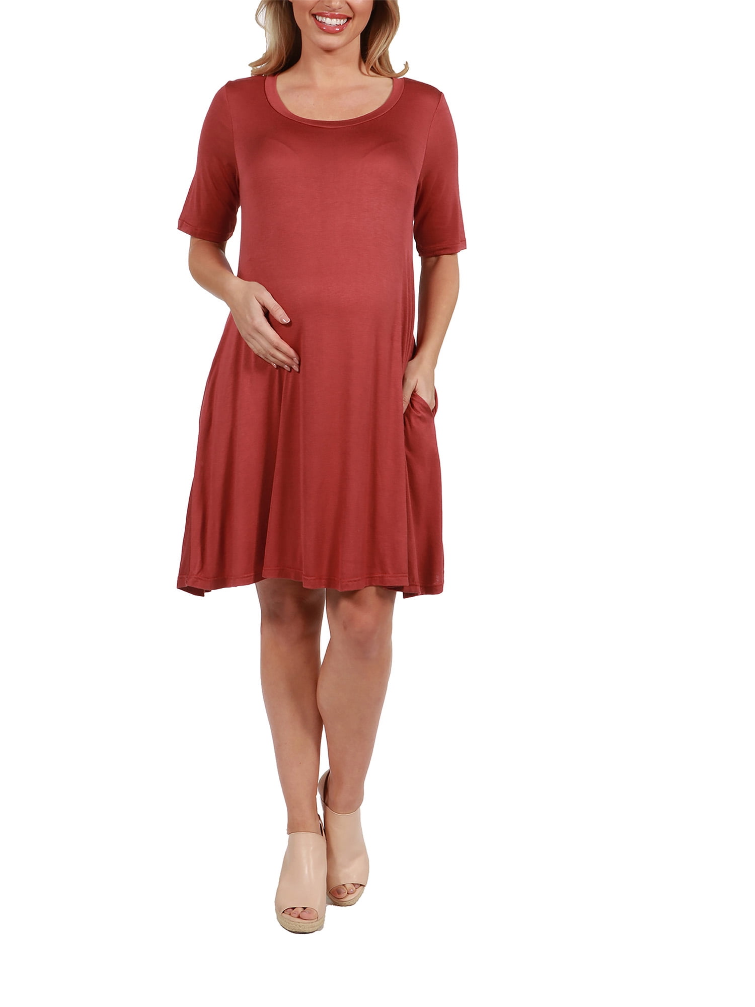 fitted lace wedding dress Red Off Shoulder Ruched Maternity Mini Dress