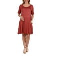 thumbnail image 1 of 24/7 Maternity Pocket Mini Dress, 1 of 3