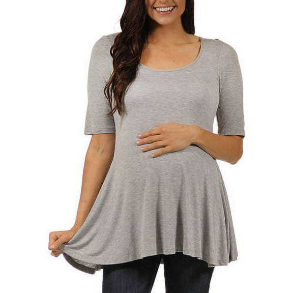 24/7 Maternity Women's 3/4-sleeve Tunic