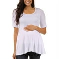 thumbnail image 1 of 24/7 Maternity Women's 3/4-sleeve Tunic, 1 of 14