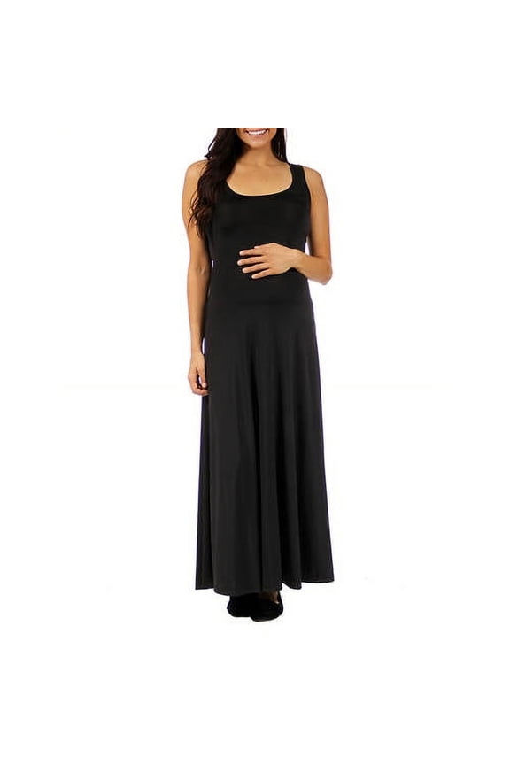 24/7 Maternity Women's Scoop-Neck Tank Maxi Dress