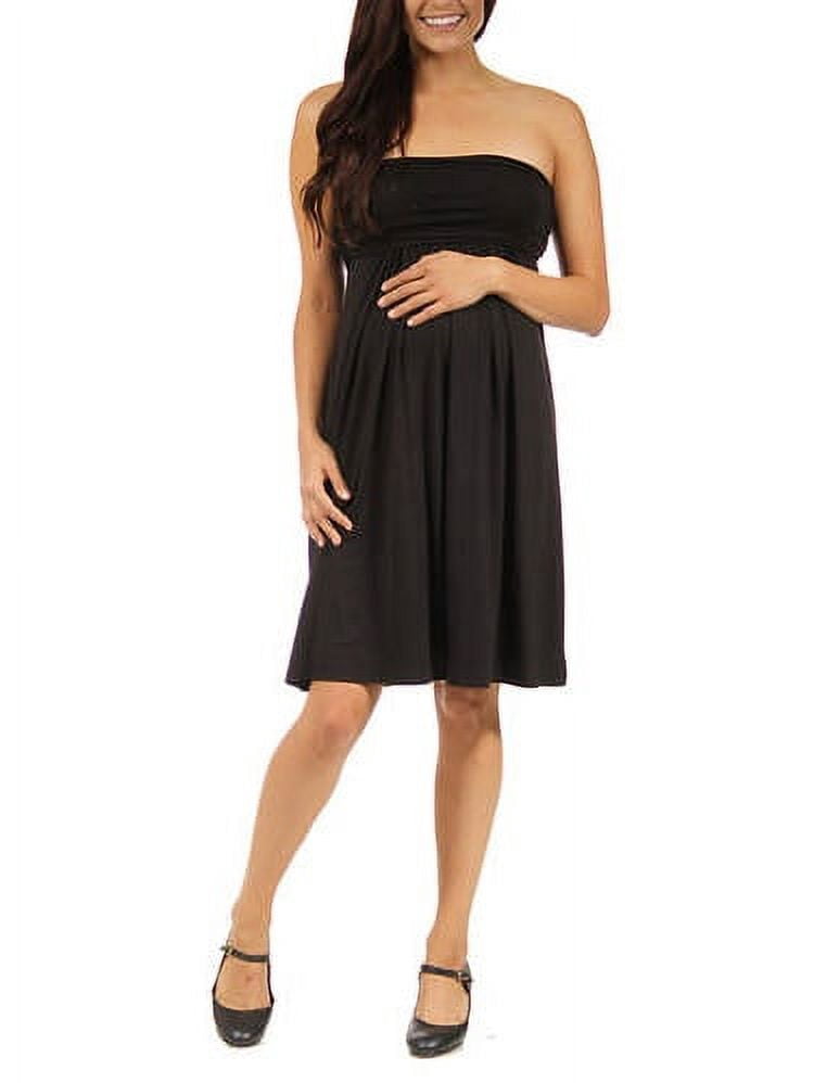 24/7 Maternity Women's Strapless Dress