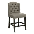thumbnail image 1 of Marsh Fabric Counter Stools, Set of 2, Light Gray, 1 of 3