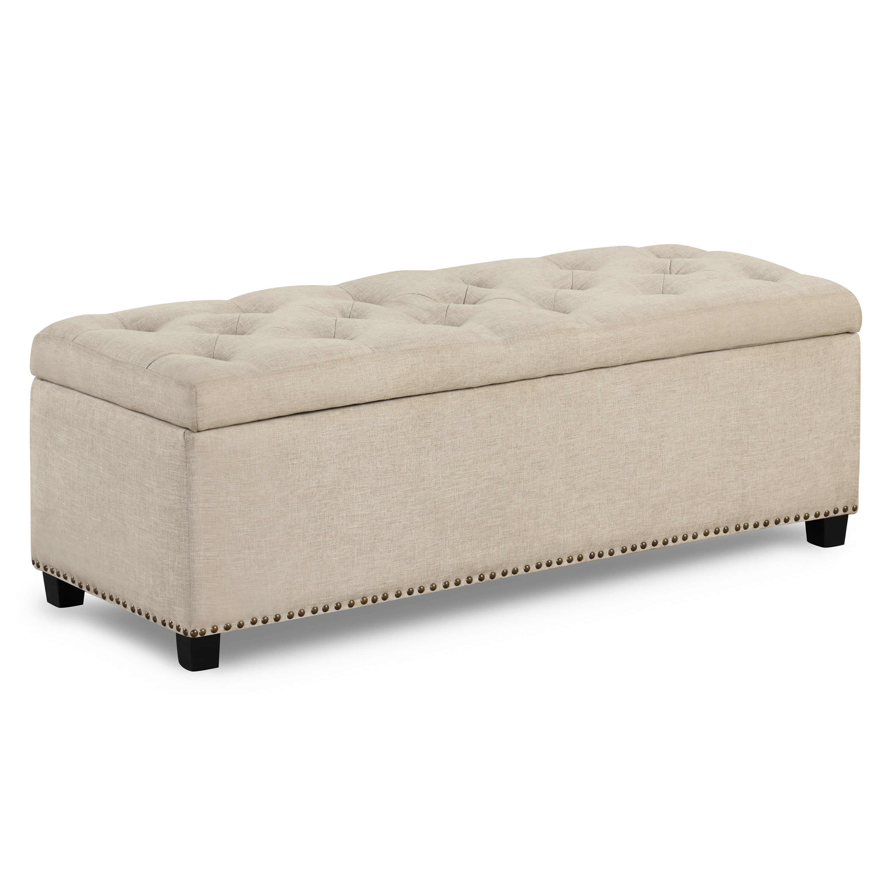 24/7 Shop At Home Olive 48 inch Wide Rectangle Lift Top Storage