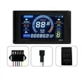 thumbnail image 1 of 24-72V E-Bike LCD-S966 Colorful Display Control Panel with NFC Function SM Plug Electric Bicycle Accessories, 1 of 10