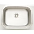thumbnail image 1 of 24.75-in. W CSA Approved Chrome Kitchen Sink With Stainless Steel Finish And 18 Gauge, 1 of 2