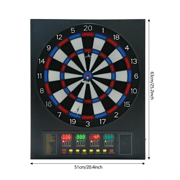 24.8*20.08in Electronic Dartboard Box-Type Electric Dart Board Automatic Scoring Dart-Board