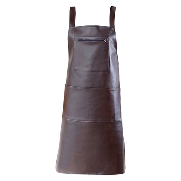 24.8''X32.67'' Waterproof Apron,Heavy Duty Extra Long Rubber Vinyl Apron with Pocket for Men,Adjustable Dishwasher Chemical Resistant Aprons for Dishwashing,Cooking, Butcher,Lab,Gardening(White)