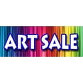thumbnail image 1 of 24" ART SALE DECAL sticker artist paint brush supplies supply canvas artwork, 1 of 1
