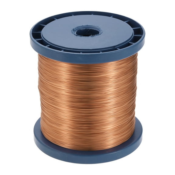 24 AWG Magnet Wire, 24 Gauge Enameled Copper Wires 80 oz Magnetic Coil for Transformer, Motor, Electric, 155C(311F)