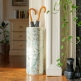 thumbnail image 1 of Red Lantern 24" Abstract Green & Gold Umbrella Stand, 1 of 7