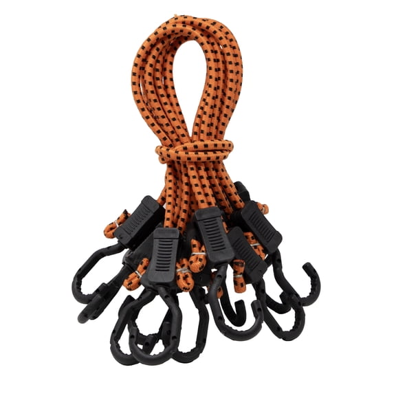 KOTAP 24" Adjustable Bungee Cords with All-Purpose, Flexible, Durable, Easy Usage 10-Pack MABC-24