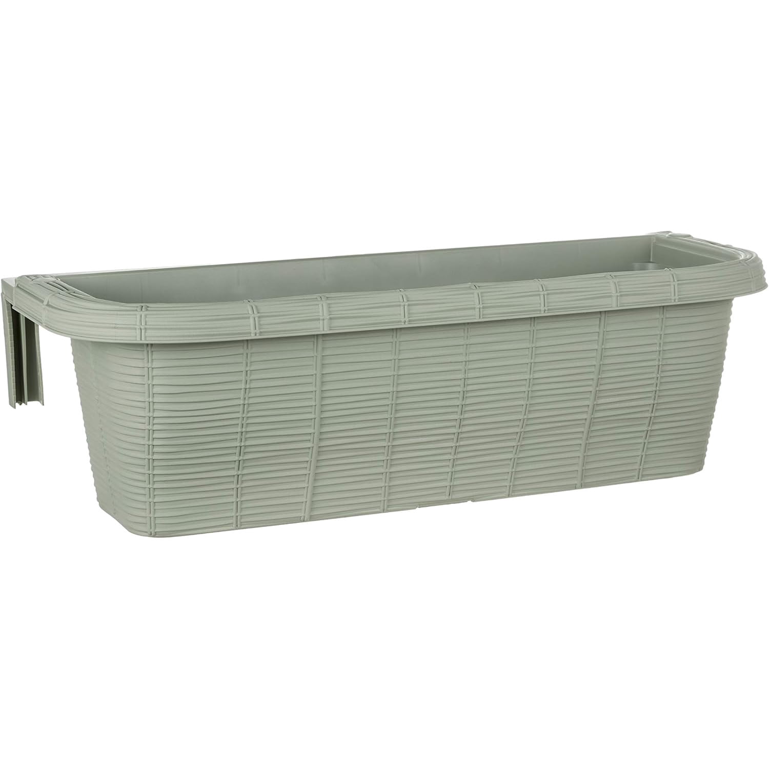 Hanging Planter Apollo ADJ24TERRA Adjustable Deck Railing Planter, 24 ...