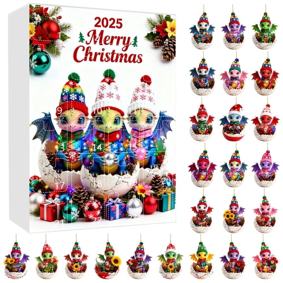 24 Adorable Egg Baby Hatching Calendar 24 Cute 2D Cartoon Children's Ornament Calendar Baby Ornament Calendar Exercise Clock Timer with Remote Christmas Countdown for Kids Girls Cooking Timers for