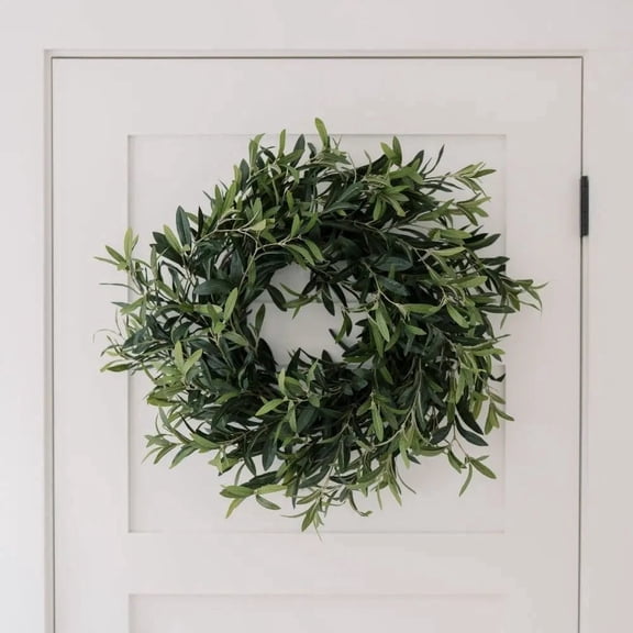CG Hunter 24 inch Artificial Olive Leaf Wreath