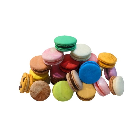 24 Assorted French Macaron Bites Cookies, Premium, Gourmet Gift Box