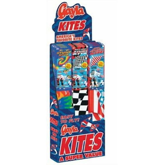 24 Assorted Stuntmaster Kites Display