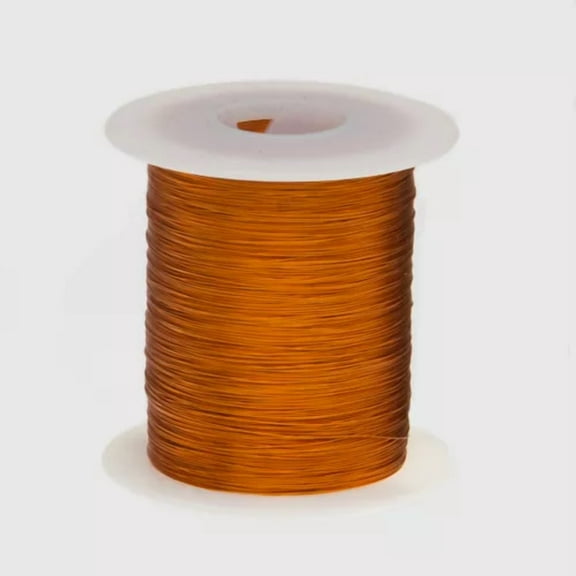 24 Awg Gauge Enameled Copper Magnet Wire 2 Oz 98' Length 0.0220" 200C Natural