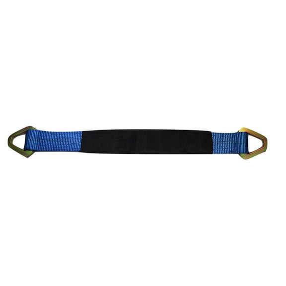 24" Axle Straps Auto Car Hauler Tie Downs Tow Wrecker QTY 4 | BLUE