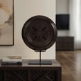 thumbnail image 1 of Boho Decorative Sculpture - Handcrafted Wood & Metal Artwork - Rustic Tabletop Accent for Home & Office - Stylish Living Room & Bedroom Decor - 24" Brown, 1 of 12