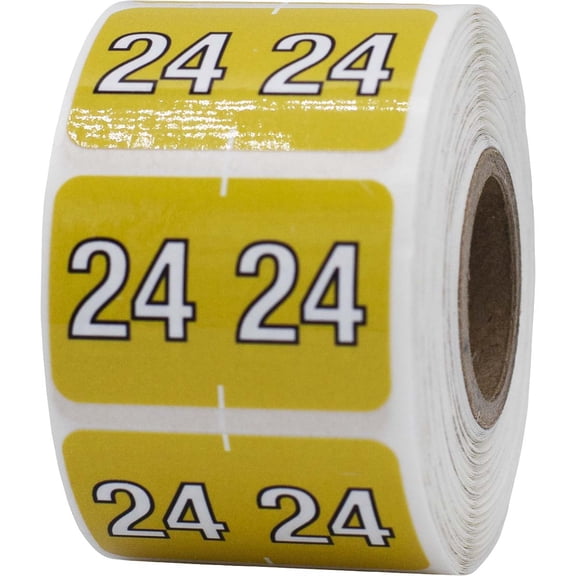 24 Barkley Compatible Filing Labels | 1" x 1.5" - 500 Pack