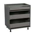 thumbnail image 1 of 24" Base Cabinet-Double Door-Three Drawer-Grey, 1 of 4
