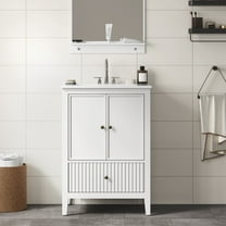 24'' Bathroom Storage Cabinet with Sink Combo Set