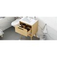 thumbnail image 1 of 24" Bathroom Vanity With Sink, Natural Appeal Cabinet, Solid Wood & Dependable , Smooth Ceramic Basin, Drawer Storage Facility Sink - Allure Basin Functional Cabinet, 1 of 7